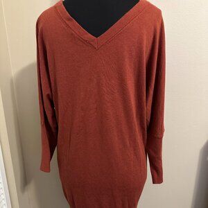 WHBM double V-neck sweater